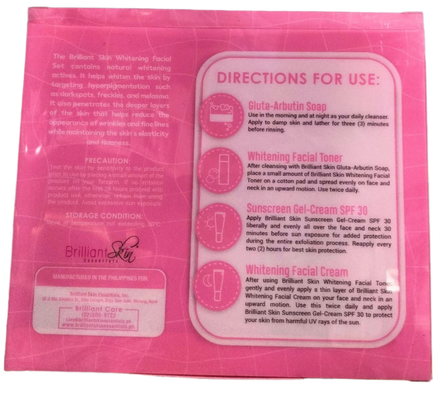 Brilliant Skin Essentials Whitening Set Brilliant Skin Essentials Whitening Facial Set facial care set debsline.co