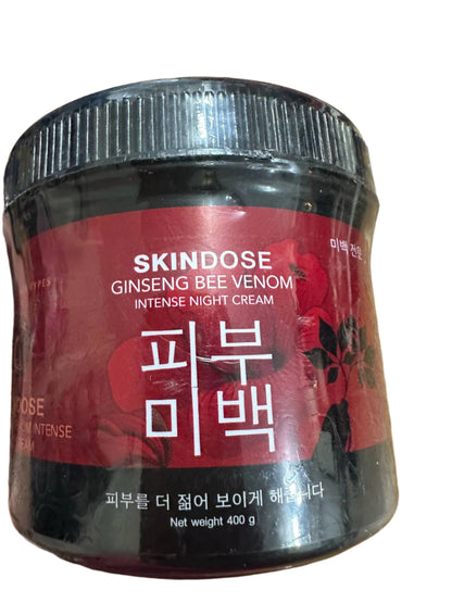 SKINDOSE Ginseng Bee Venom Intense Night Cream 400g-Debslineco