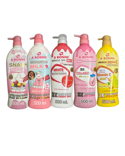 A Bonne 500ml Milk Body Lotion Whitening in 5 Variants