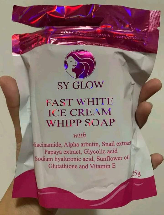Sy Glow Ice Cream Soap 125 g Skin Repair Comfort - Debsline.co  