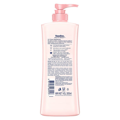 Vaseline Healthy Bright Nourishing Naicinamide Lotion  500ml Non-Sticky - Debsline.co