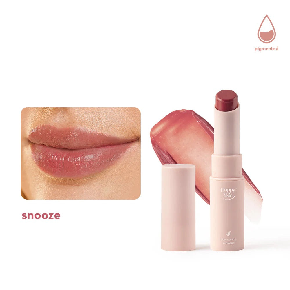 Happy Skin Lip Slip Weightless Balmy Tint 3.5g SPF15 Skin-caring Makeup Lip Care Lipstick snooze debsline.co