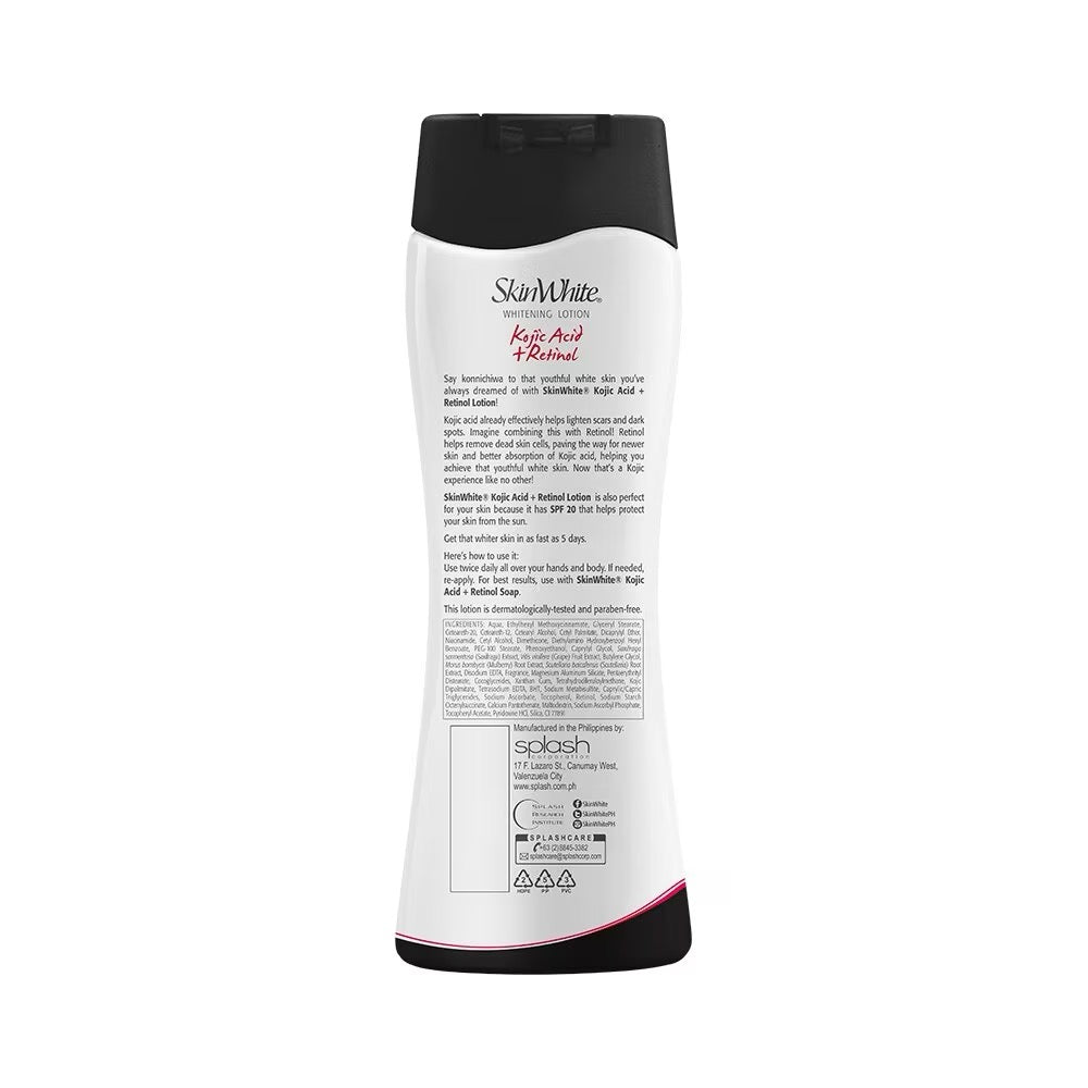 Skin White Whitening Lotion SPF20 200ml debsline.co