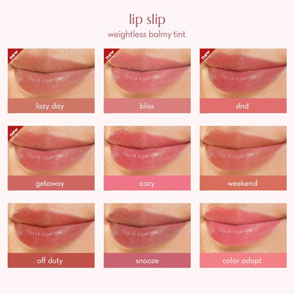 Happy Skin Lip Slip Weightless Balmy Tint 3.5g SPF15 Skin-caring Makeup Lip Care Lipstick debsline