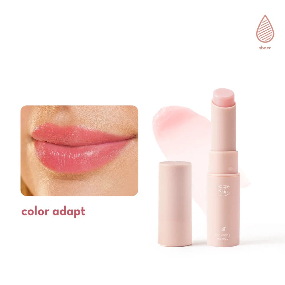 Happy Skin Lip Slip Weightless Balmy Tint 3.5g SPF15 Skin-caring Makeup Lip Care Lipstick color adapt debsline.co