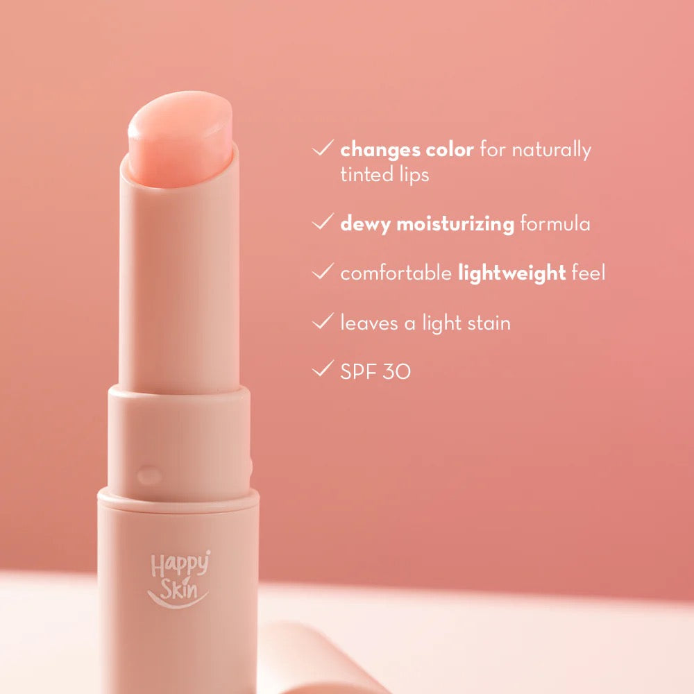 Happy Skin Lip Slip Weightless Balmy Tint 3.5g SPF15 Skin-caring Makeup Lip Care Lipstick debsline.co