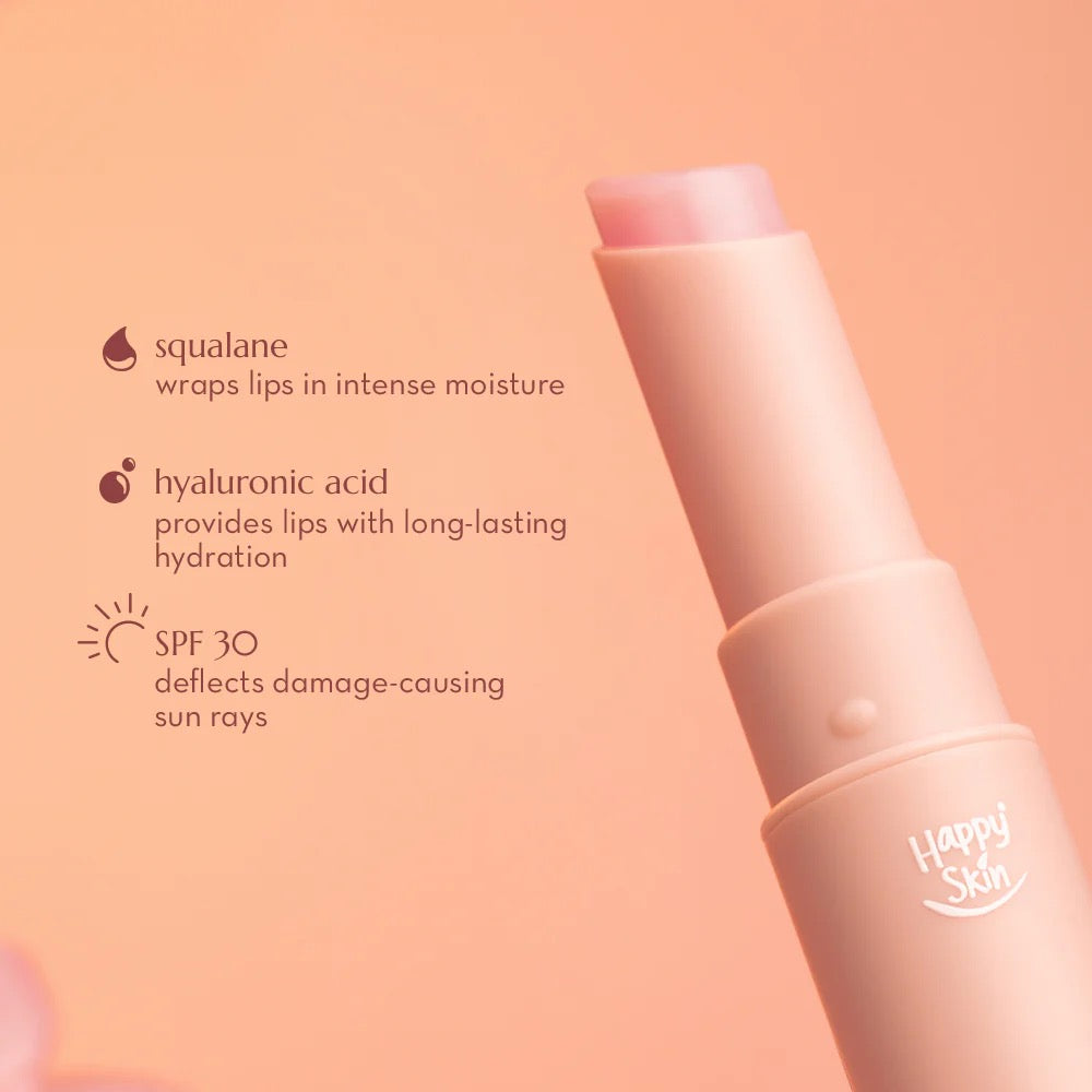 Happy Skin Lip Slip Weightless Balmy Tint 3.5g SPF15 Skin-caring Makeup Lip Care Lipstick debsline.co