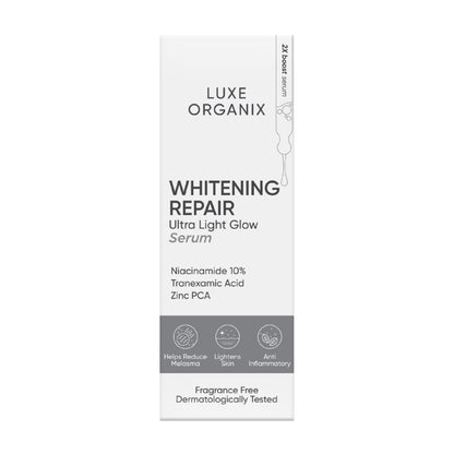 LUXE ORGANIX Whitening Repair Ultralight Glow Serum 30ml debsline.co