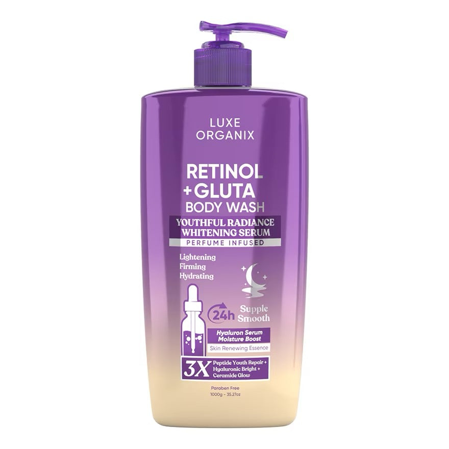 Luxe Organix Body Wash 1000ml - Body Care Cleansing Skin Repair - Debsline.co  -  