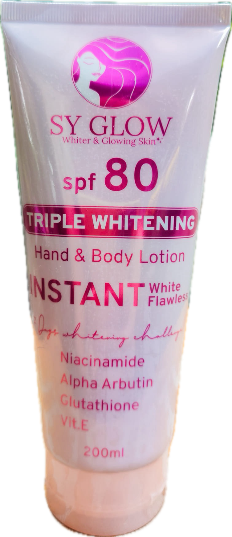 SY Glow Intense Whitening Lotion SPF 80| 200g 24K Gold SPF 75 250ml Tomato SPF40 250ml - Debsline.co  -  
