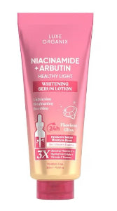 Luxe Organix Whitening Serum Lotion 350ml Whitening Hydrating Flawless Glow Intense Nourish Supple Firming Soothing Repairing Calming Brightening - Debsline.co  -  