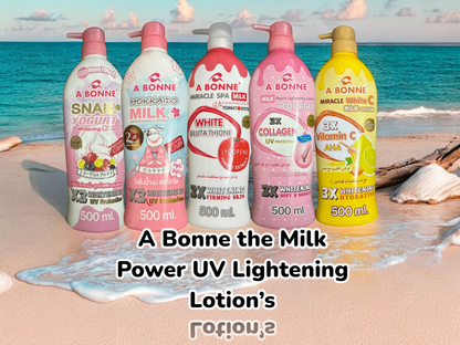A Bonne 500ml Milk Body Lotion Whitening in 5 Variants