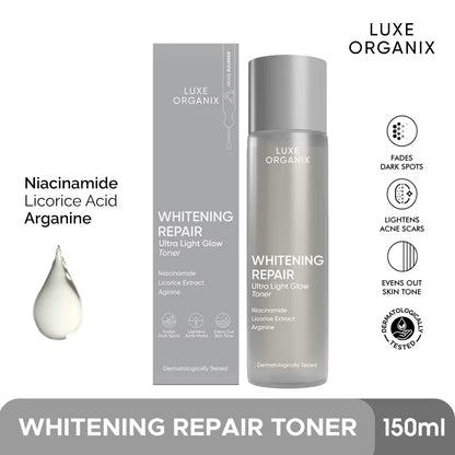 LUXE ORGANIX Whitening Repair Skincare | Glow & Correct