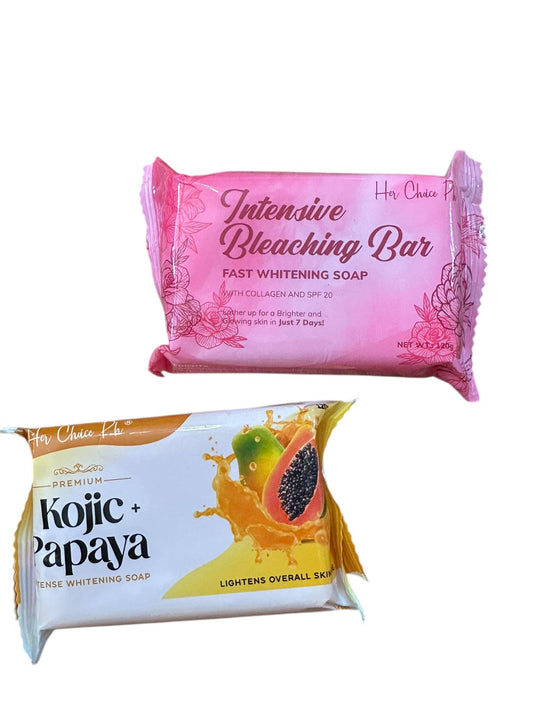 Her Choice PH Bleaching Bar Soap Body Care 135g Exfoliate whitening-Debsline.co
