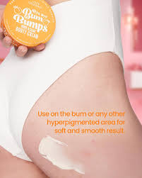 Luxe Organix Bye Bye Bum Bumps White or Clear Booty Scrub Cream AHA.BHA 2.5% 230g-Debsline.co